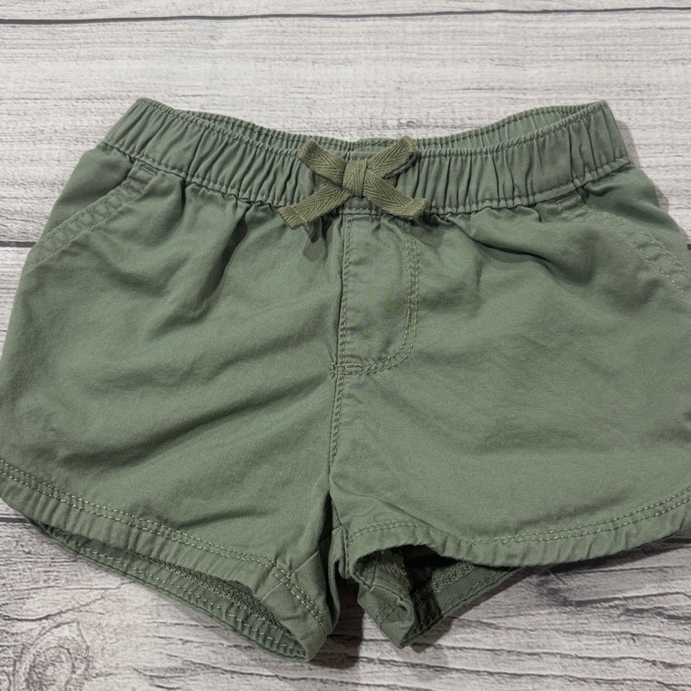 The Children's Place Toddler Girls Sage Green Shorts